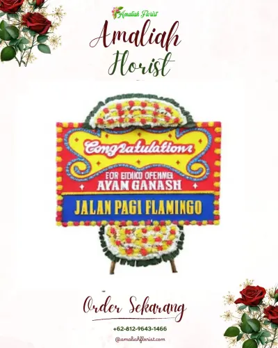 Bunga Papan Congratulation di Gedepangrango